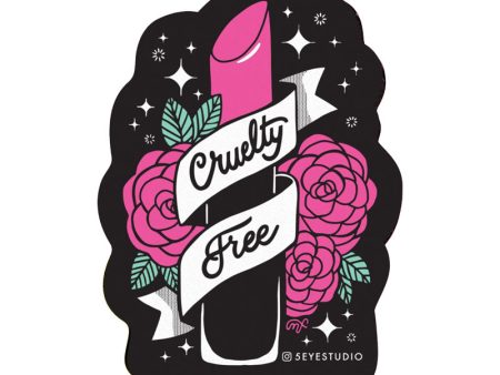 5 Eye Studio Cruelty Free Lipstick Vinyl Sticker Online Hot Sale