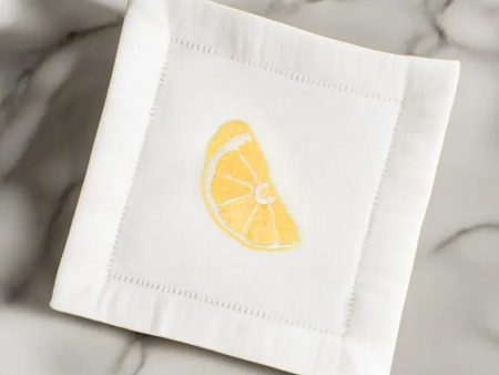 Orange slice Cocktails Napkin Online Sale