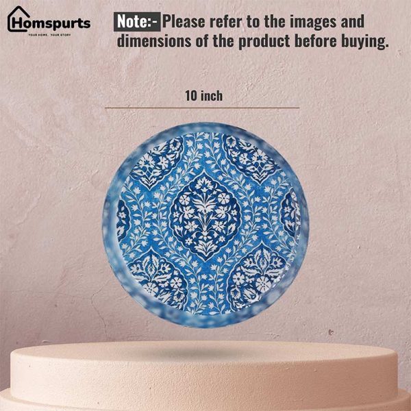 Blue Pottery Wall Art | Pack of 4 For Sale