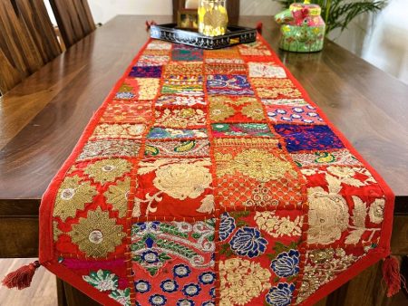 Colorful Patchwork Table Runner | 14 x 70 inches Online