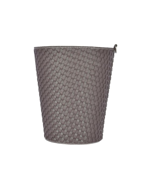 Sleek Faux Leather with Refined Minimalist Look Dustbin | 5 L | 9 x 11 inches Fashion