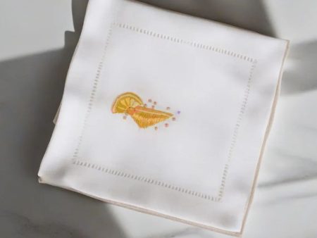 Spiced Martini Cocktail Napkin For Sale