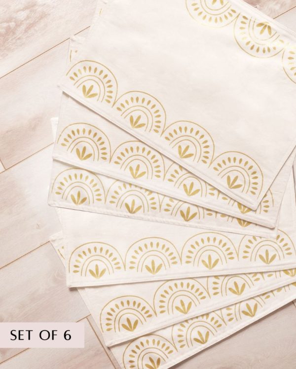 Regal Printed Placemat | Set of 6 | 18 x 13 inches Online now