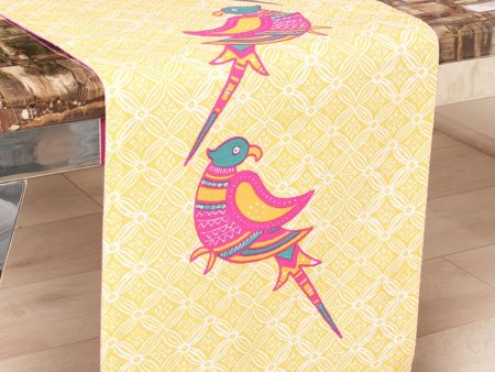 Tota Pari Cotton Printed Table Runner | 72 x 13 inches on Sale