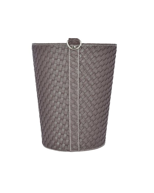 Sleek Faux Leather with Refined Minimalist Look Dustbin | 5 L | 9 x 11 inches Fashion