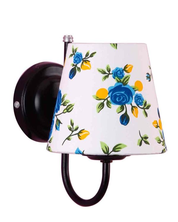 Artistic Unique Cotton Shade Wall Mounted Lamp with Iron Base | 6 x 8 inches Online