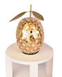 Gold Mosaic Mirror Pear and Apple Decorative | Set of 2 Online