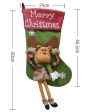 Charming Merry Christmas Reindeer Stocking | 22 x 10 x 5 inches Online Hot Sale