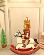 Rocking Horse Nutcracker Self Standing Table Decor | 13 x 10 x 4 inches Online