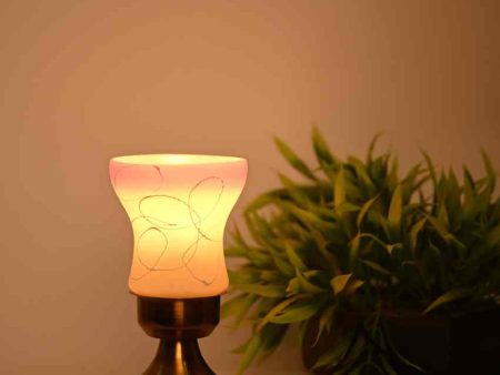 Aster Decorative Home LED Compatible Stylish Night Table Lamp | 4 x 10 inches Fashion