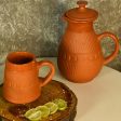 Terracotta Jug of Water For Sale