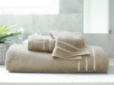 Modern Beige Bamboo Bath Towel | 59x30 inches Online Sale