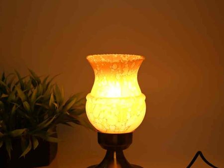 Begoniaa Designer LED Compatible Table Lamp With Glass Shade | 4 x 10 inches Hot on Sale