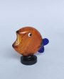 Amber Dreams Glass Fish Table Decor Discount