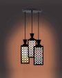 Design 3 Lights Foyer Wooden Pendant Ceiling Lamp | 8 x 4 x 35 inches Online Sale