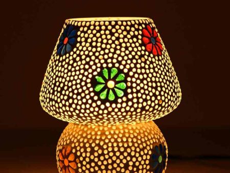 Boca de Dragon Glass Mosaic LED Compatible Table Lamp | 6 x 6 inches Discount