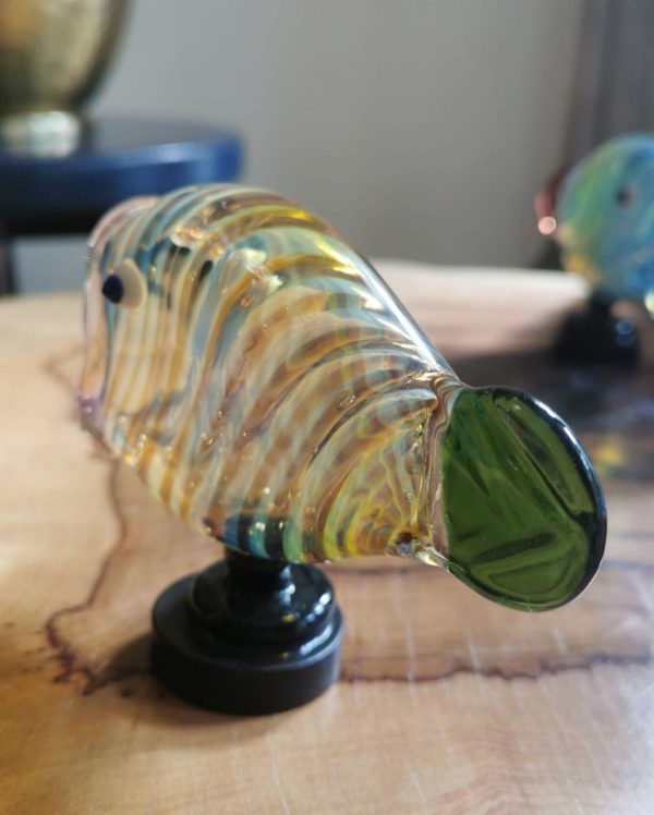 Beautiful Hungry Fish Table Decor Glass Online