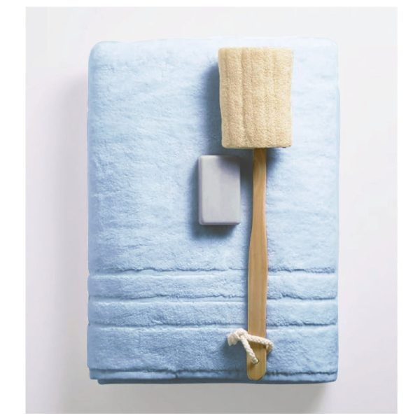 Light Blue Bamboo Bath Towel | 59x30 inches Hot on Sale