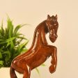 Racing Towards Greatness Wooden Horse Showpiece For Discount