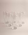 Crystal Transparent Beer Glass | Set of 6 | 460 ML For Sale