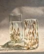 Vintage White & Gold Highball Glasses Set Of 2 Sale