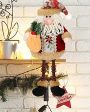 Whimsical Santa Hanging Legs Table Decorative | 6 x 13 inches Sale