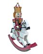 Rocking Horse Nutcracker Self Standing Table Decor | 13 x 10 x 4 inches Online