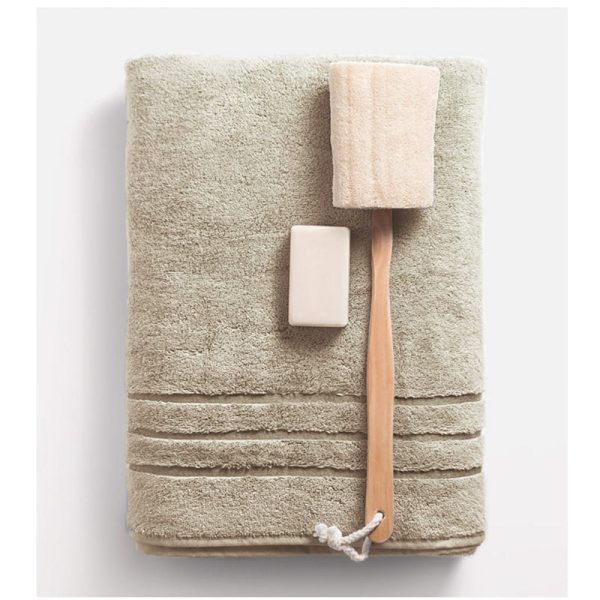 Modern Beige Bamboo Bath Towel | 59x30 inches Online Sale