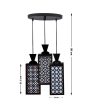 Colores 3 Lights Wooden Premium Foyer Ceiling Lamp | 8 x 4 x 35 inches Supply