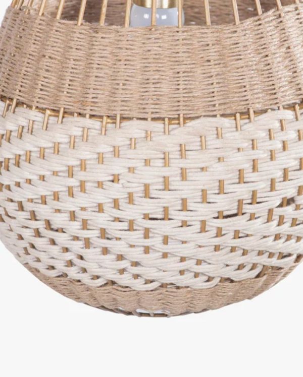 Elegant Rattan Hanging Lamp | 14 x 20 inches Online now