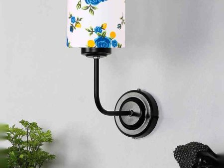 Artistic Creative Cotton Shade Wall Mounted Lamp with Iron Base | 7 x 4 x 12 inches Discount