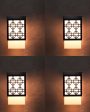 Eco Friendly Design Wooden Style Hanging Lamp | Set of 4 Pendant  Lamp | Set of 4 | 4 x 4 x 7 inches For Cheap