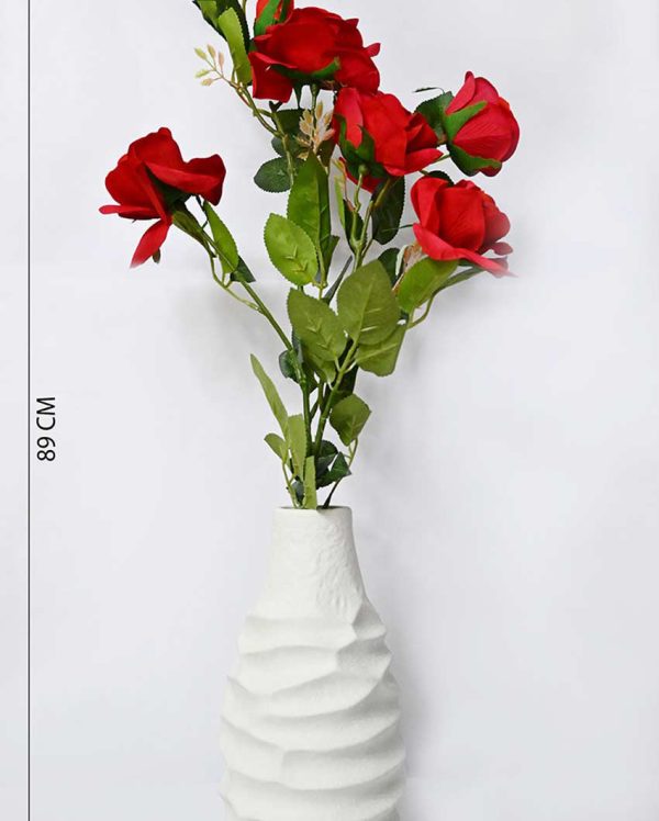 Classic Artificial Rose Flower Stick Plant Without Vase | 3 Feet Online now