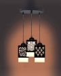 Ambiental 3 Lights Wooden Premium Hallway Ceiling Lamp | 5 x 6 x 32 inches Fashion