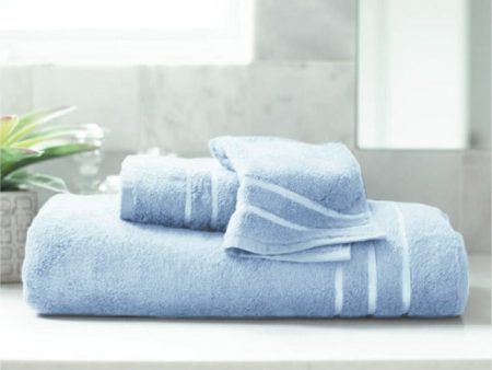 Light Blue Bamboo Bath Towel | 59x30 inches Hot on Sale