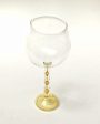 Muscov Yellow Base Wine Glass Cheap