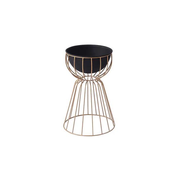 Teja Black & Gold Bloom Planter Online