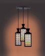 Colores 3 Lights Wooden Premium Foyer Ceiling Lamp | 8 x 4 x 35 inches Supply