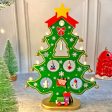 Green Diy Wooden Christmas Tree With Led Light Christmas Table Décor | 12 x 9 inches Cheap