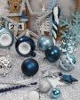 Classic Silver & Blue Christmas Balls Set | 20 x 15 x 10 inches Online Hot Sale