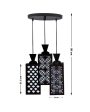 Creador 3 Lights Foyer Wooden Pendant Ceiling Lamp | 8 x 4 x 35 inches Sale