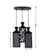 Contemporary 3 Lights Wooden Pendant Foyer Ceiling Lamp | 8 x 4 x 35 inches Online Hot Sale