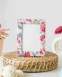 Floral Block Print Cotton Photo Frame | 8 x 6 inches Sale