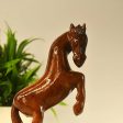 Racing Towards Greatness Wooden Horse Showpiece For Discount