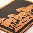 Running Ahead of Time Terracotta Wall Hanging | Zero Pricing Sale