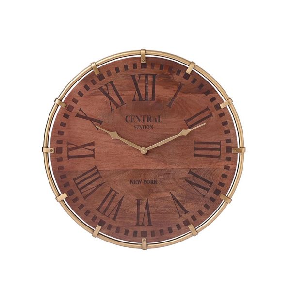 Timberland Gold Wall Clock | 20 inches Supply