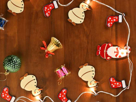 Snowman & Santa Light Bunting Online Sale