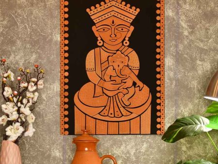 The Little Ganesha Terracotta Wall Hanging Cheap