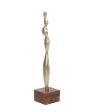 Ethereal Elan Décor Aluminium Sculpture | 4 x 4 x 17 inches For Cheap