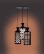 Estilo 3 Lights Foyer Wooden Pendant Ceiling Lamp | 8 x 4 x 35 inches Online